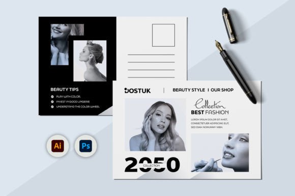 Clean Post Card Template: A Modern Design Solution