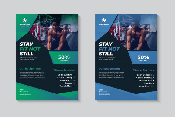 Design Impactful Gym Fitness Flyers with This Template