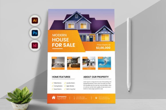 Elevate Your Property Marketing: The Real Estate Flyer Template Design
