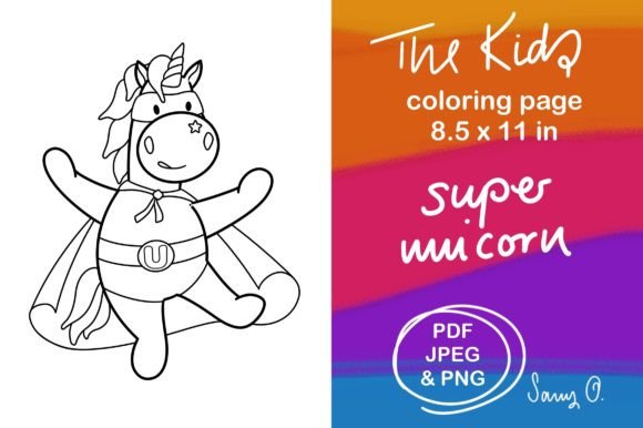 Magical Unicorn Superhero Superpower KDP: A Creative Asset for Designers and Crafters