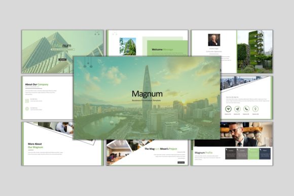 Magnum Business PowerPoint Template: Clean Design for Powerful Ideas