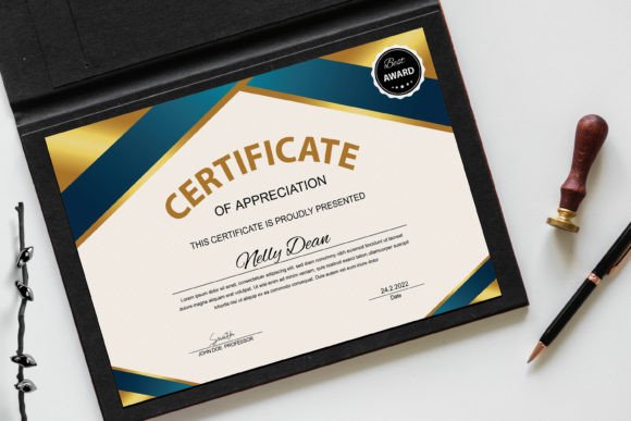Minimalist Certificate of Completion: Elegant Recognition