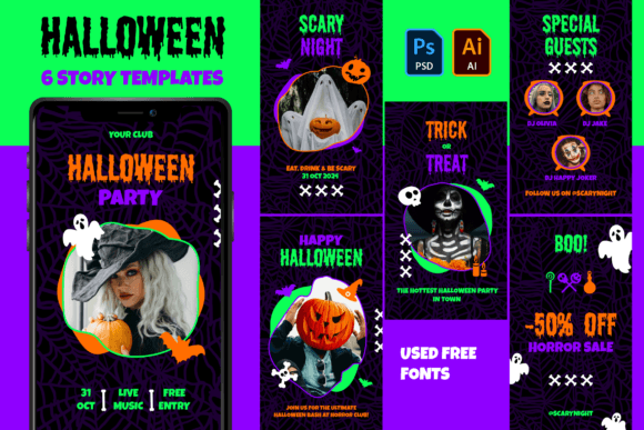 Neon Halloween Story Templates: A Designer's Guide to Spooky Engagement