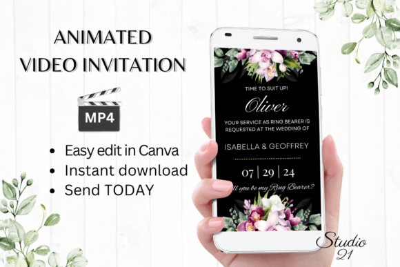 Orchids Ring Bearer Proposal W3459RB: A Complete Guide