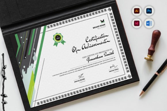 Professional Certificate of Completion Template for Any Achievement