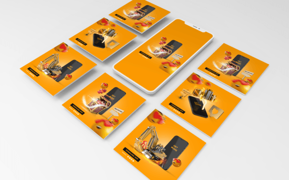 Social Media Templates-App-Tech-011-22: Your Design Shortcut