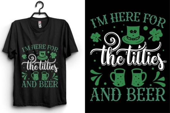 St Patrick's Day T-shirt Design: Bold Quotes & Sublimation Files