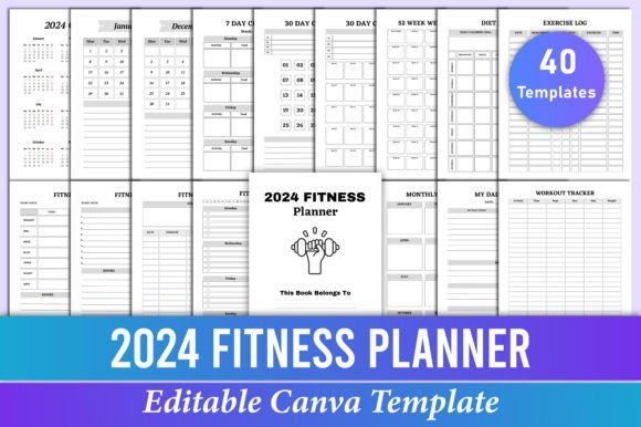 Streamline Your Fitness Business with 2024 Canva Templates